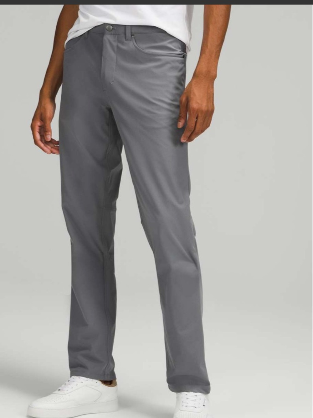 lululemon athletica Men's Grey Stretch Chinos